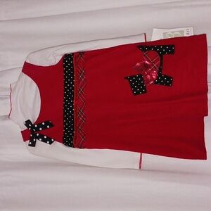 Bonnie Jean 2pc Red Jumper 3T